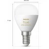 Signify Philips Hue Baltas Amb. E14 żarówka kroplowa opakowanie jednostkowe 470lm
