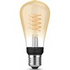 Philips Hue W 7.2W Filament ST64 E27 | E27 | 7 W | Minkštas baltas 2100K | Bluetooth ir Zigbee