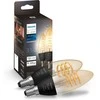 Philips Hue E14 WA 4,6W kaitinimo žvakė, 2 pak