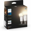 „Philips Hue“ išmaniųjų lempų sudėtinė pakuotė, balta, E27, 1100 lm, 2 PACK