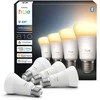 „Philips Hue WA 810 A60 4P EU“ | E27 | 6 W | Nuo šiltos iki vėsios baltos šviesos | „Bluetooth“ ir „Zigbee“