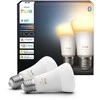 Philips Hue WA 1100 A60 2P EU | E27 | 8,1 W | Nuo šiltos iki vėsios baltos šviesos | „Bluetooth“ ir „Zigbee“