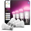 „Philips Hue WCA 810 A60 E27 4P EU“ | E27 | 6 W | Baltos ir spalvotos šviesos | „Bluetooth“ ir „Zigbee“