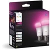 Philips Hue WCA 1100 A60 2P EU | E27 | 8.1 W | Baltas and colour light | Bluetooth and Zigbee
