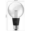 Philips Hue WCA Lightguide G95 | E27 | 6,8 W | Baltas ir spalvota šviesa