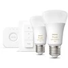 Philips Hue "White ambiance” pradžios rinkinys: 2 E27 išmaniosios lemputės (1100) + šviesos reguliatoriaus jungiklis