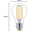 „Philips“ itin efektyvi LED lemputė, E27, 3000 K, 485 lm, skaidrus paviršius
