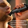 Barzdaskutė Philips OneBlade Pro 360 veidui + kūnui, QP6552/15, Juodos ir žalios spalvos
