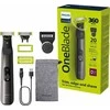 Barzdaskutė Philips OneBlade Pro 360 veidui + kūnui, QP6552/15, Juodos ir žalios spalvos