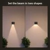 Sieninis šviestuvas Philips Hue WCA Resonate Outdoor Downward Wall Lantern, Juodas | 8 W | 2000-6500 Hue Baltas Color Ambiance