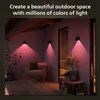 Sieninis šviestuvas Philips Hue WCA Resonate Outdoor Downward Wall Lantern, Juodas | 8 W | 2000-6500 Hue Baltas Color Ambiance