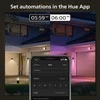 Sieninis šviestuvas Philips Hue WCA Resonate Outdoor Downward Wall Lantern, Juodas | 8 W | 2000-6500 Hue Baltas Color Ambiance