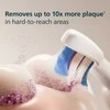 4 dalių šepetėlių galvučių pakuotė Philips Sonicare Sensitive HX6054/87, Baltos spalvos