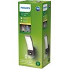 Sieninis šviestuvas Aplica LED pentru exterior cu senzor de miscare Philips Splay, 12W, 1100lm, lumina calda (2700K), IP44, 240x80x160mm, Antracit