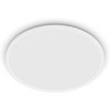Plafoniera LED pentru exterior Philips SuperSlim, 15W, 1300 lm ,luminacalda (2700K), IP54, 25 cm, Alb