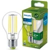 „Philips“ klasikinė LED lempa su 40 W, E27 pagrindu, skaidri, šaltai balta (4000 K)