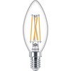 Philips Warm Glow LED žvakė, E14, 2200-2700 K, 340 lm, pritemdoma, skaidri