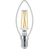 Philips Warm Glow LED žvakė, E14, 2200-2700 K, 340 lm, pritemdoma, skaidri