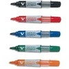 Pilot Pen Žymeklių baltai lentai rinkinys Pilot V Board Master, apvaliu galiuku, 5 spalvos