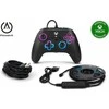 Power A Maitinimas A PowerA Advantage laidinis valdiklis - Xbox Series X/S - m/ Lumectra + RGB LED juostelė - Juodas