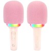ProCaster Popstar karaokemikrofoni kaiuttimella, pinkki