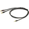 PROEL 3,5mm stereo vyriškas - 2 x RCA vyriškas, 5m, juodas