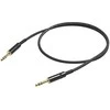PROEL 6,3mm stereo uros - 6,3mm stereo uros, 5m, musta
