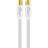 Profinity 135 dB -antennikaapeli, 1 m, valkoinen