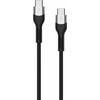Stanley Profinity USB-C - USB-C -latauskaapeli, punottu, musta, 2 m