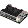Korpusas mini kompiuteriui Raspberry Pi 4B su radiatoriumi JOY-IT