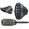 Remington | Curl and Straight Confidence Plaukų džiovintuvas | D5706 | 2200 W | Number of temperature settings 3 | Ionic function | Diffuser nozzle | Juodas
