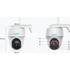 Reolink IP kamera Argus PT 2K 4 MP, fiksuota, H.265, Micro SD