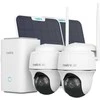 Reolink Home Hub Kit valvontajarjestelma, Home Hub + 2 x Argus PT Ultra aurinkopaneelilla