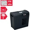 Dokumentų naikiklis Rexel Secure X6 Cross Cut Paper Shredder P4, 6 lapai, 10 L.