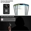 Rolling Square AirCard Tracker veikia su Apple Find my | „Skaitmeninė vizitųkartė“.