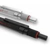 rotring 600 Multipen 3in1 sidabrinis Smulkaus švino rašiklis, rutulinis rašiklis mėlynas/raudonas