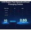Šakotuvas TP-LINK | 8 prievadų 2.5G darbalaukio jungiklis | TL-SG108-M2 | Nevaldomas | Darbalaukis | Maitinimo tipas Išorinis