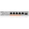 Šakotuvas ZYXEL XMG-105 5 PORTS 2,5G + 1 SFP+, 4 PORTS 70W TOTAL POE++ DESKTOP MULTIGIG UNMANAGED DESKTOP SWITCH (2Y WARRANTY)