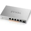Šakotuvas ZYXEL XMG-105 5 PORTS 2,5G + 1 SFP+, 4 PORTS 70W TOTAL POE++ DESKTOP MULTIGIG UNMANAGED DESKTOP SWITCH (2Y WARRANTY)