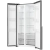 Gorenje Side by side kyl /frysskåp med MultiFlow Cooling för jämn luftcirkulation i hela skåpet. NoFrost Plus eliminerar manuell avfrostning, medan SuperCool och FastFreeze hjälper till att upprätthålla optimala förhållanden för nyinlagda dagligvaror.