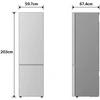 Šaldytuvas LG GBBS525CPY jääkaappipakastin, teräs, 2 m