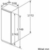 Šaldytuvas Siemens GI81NVEE0 iQ300 kaappipakastin, integroitava