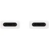 Samsung TA800XWE Travel Greitas įkroviklis Type-C į Type-C 25W, 1m (Baltas)