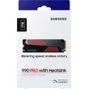 Vidinė atmintis Samsung 990 PRO with Heatsink PCIe 4.0 NVMe M.2, 1 TB, MZ-V9P1T0GW