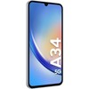 Samsung | Galaxy | A34 A346 | Nuostabus Sidabrinis | 6,6" | Super AMOLED | 1080 x 2340 pikselių | Mediatek | Matmenys 1080 (6 nm) | Vidinė RAM 6 GB | 128 GB | Micro SDXC | Dvi SIM kortelės | Nano-SIM | 4G | 5G | Pagrindinė kamera 48+8+5 MP |. Antrinė kamera 13 MP |