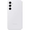 ZS711CWE Smart View piniginės dėklas Samsung Galaxy S23 FE, Baltas