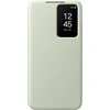 Telefono dėklas Samsung Galaxy S24 Smart View, šviesiai žalias