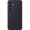 Dėklas „Samsung Galaxy S24“ silikoninis dangtelis tamsiai violetinis
