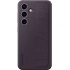 Dėklas Samsung Galaxy S24 stovimos rankenos dangtelis tamsiai violetinis