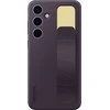 Dėklas Samsung Galaxy S24+ stovimos rankenos dangtelis tamsiai violetinis